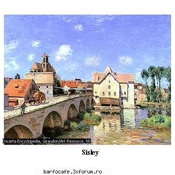 Impresionisti - Englezul Alfred Sisley - Arte  plastice