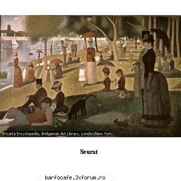 Impresionisti - Punctele in pictura Seurat - Arte  plastice